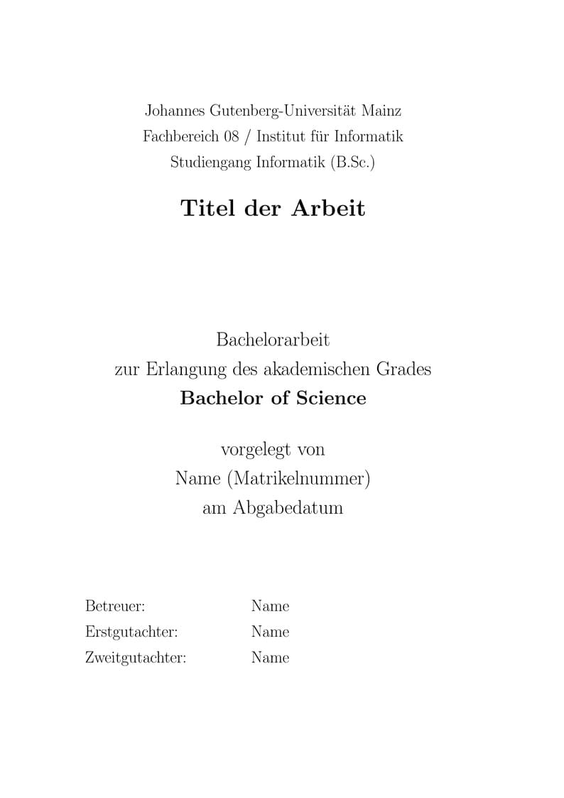 HPCA@JGU Mainz Thesis Template