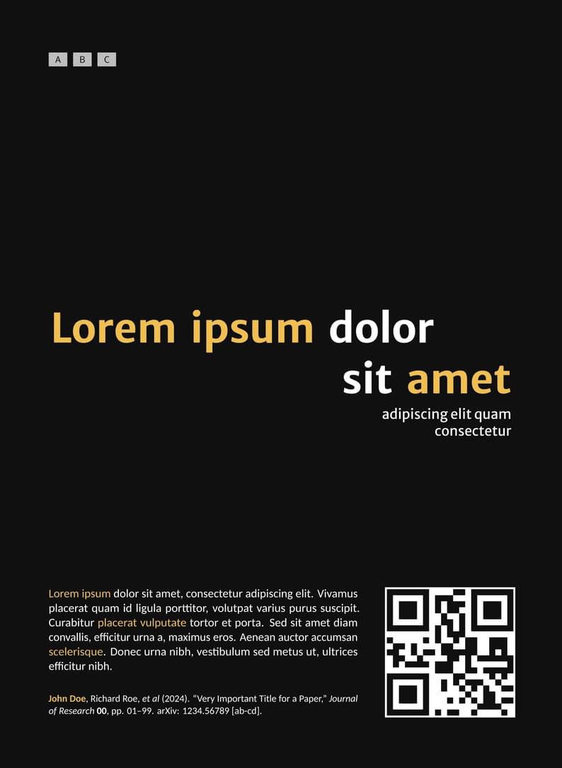 Minimalist Poster