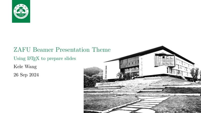 ZAFU Beamer Theme(Beta)