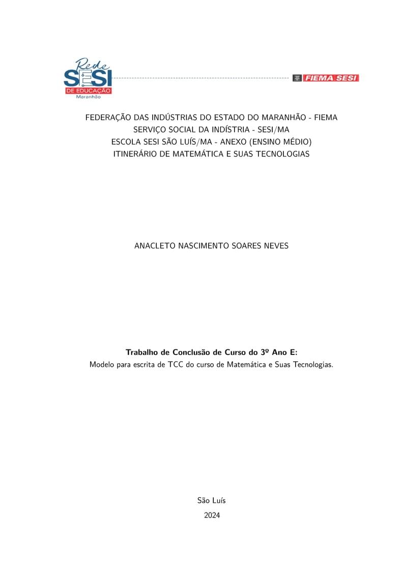 TCI - SESI São Luís/MA