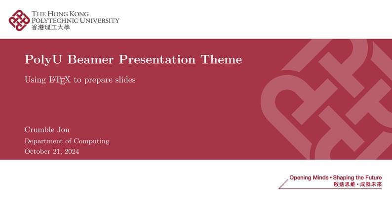 PolyU Beamer Slides