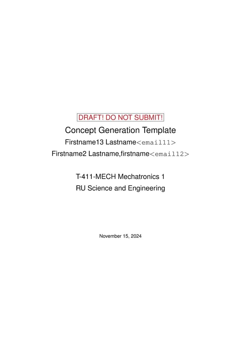 Reykjavik University Concept Generation Template