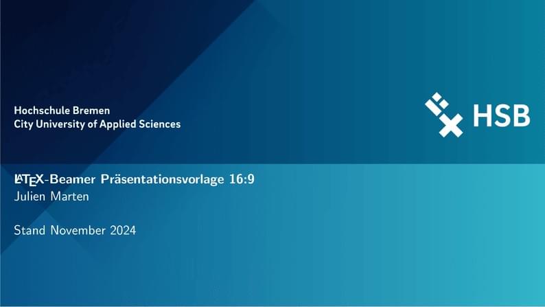HSB Beamer Vorlage 16:9