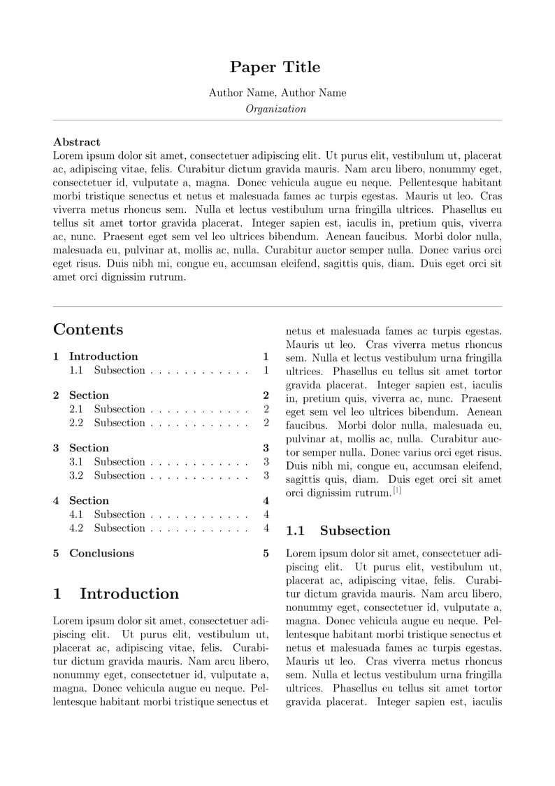 BSF Report Template