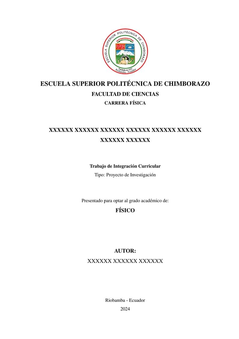 Plantilla de Tesis ESPOCH V.4.0
