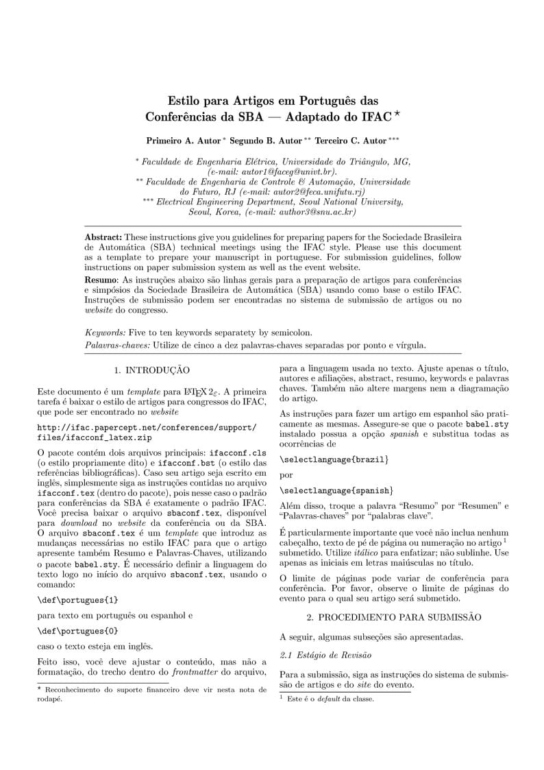 SBAI-SBSE 2025