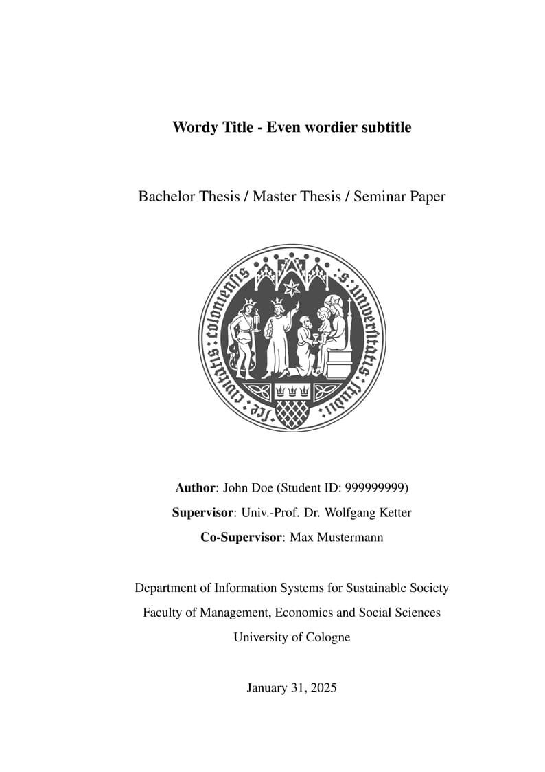 IS3 Thesis & Seminar Official Template