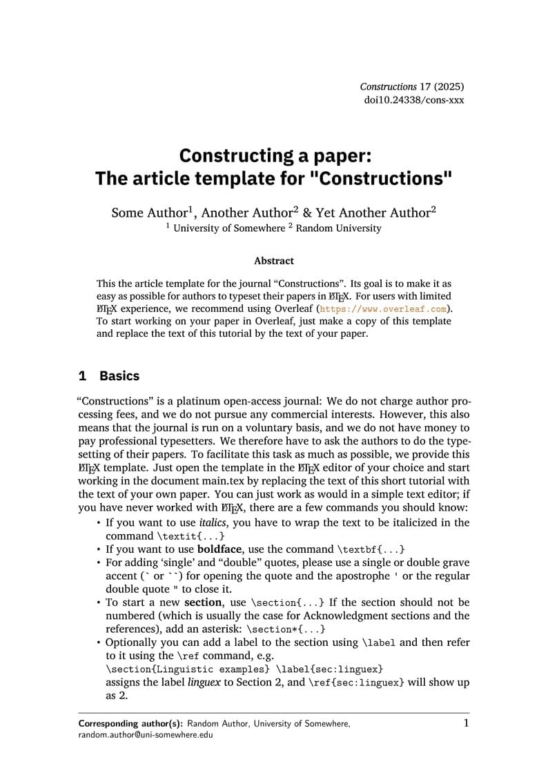 Constructions