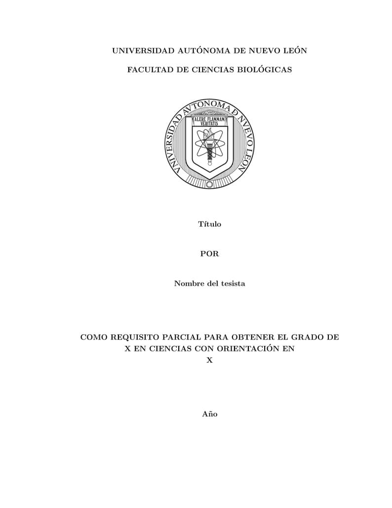 Facultad de Ciencias Biológicas UANL