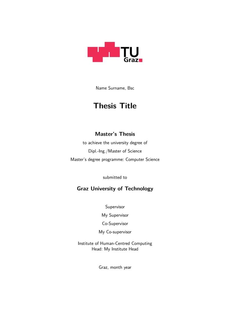 Game Lab Graz Theses Template