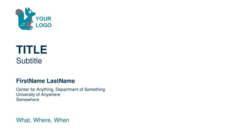 Template Presentation - Simple 01