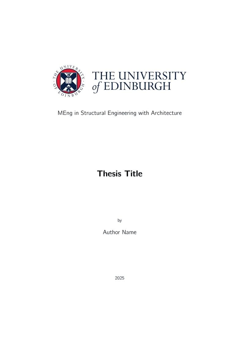 SoE Thesis Template