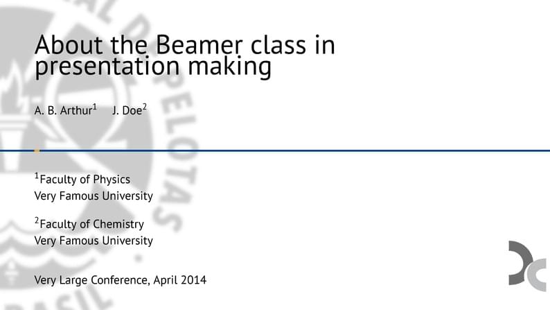Exemplo #1 de Slide da UFPel