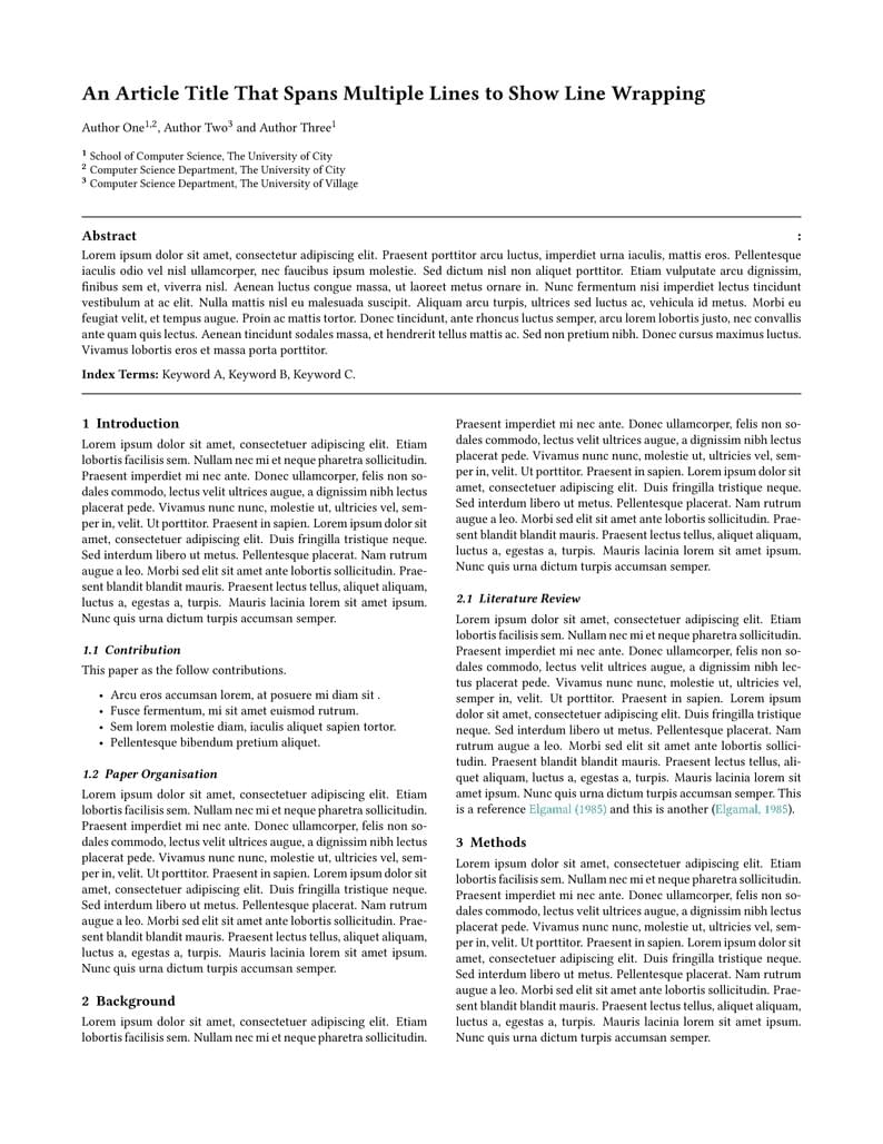 Nob Article Template