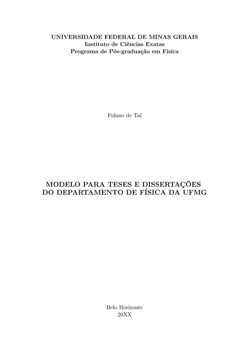 Modelo Física UFMG 2025