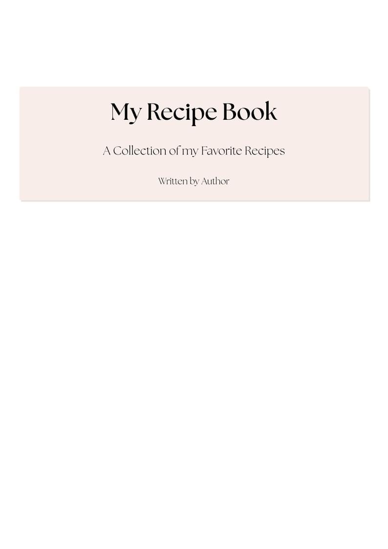 LaTeX-Cookbook — Modular LaTeX Cookbook Template