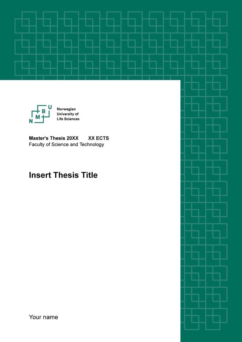 NMBU Thesis Template