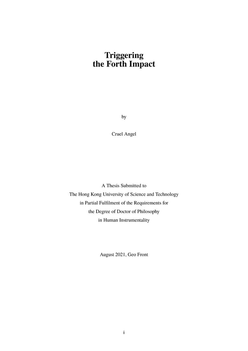 hkust-thesis (HKUST RPG thesis template)