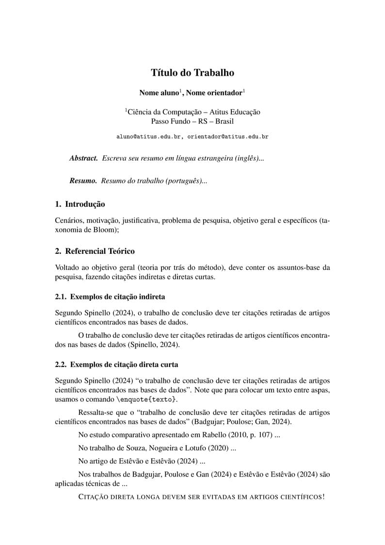 Modelo TCC Computação Atitus