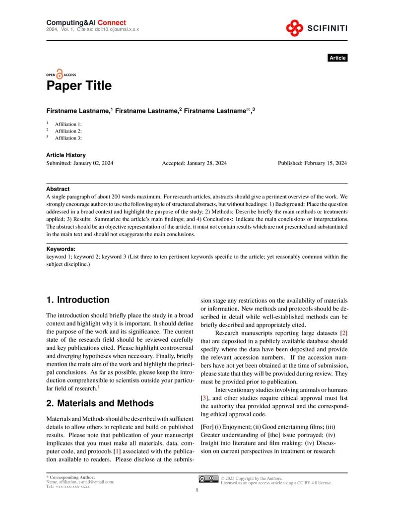 Computing&AI Connect Template