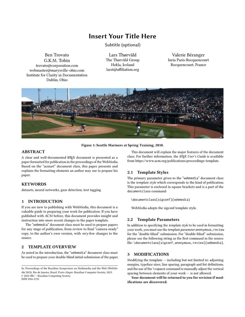 WebMedia Template