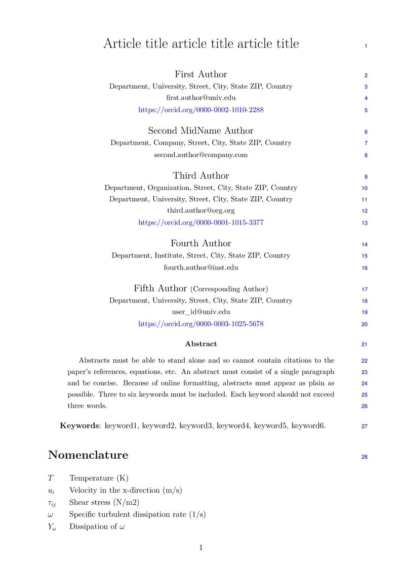 Template for Journal of Computational Design and Engineering (JCDE)