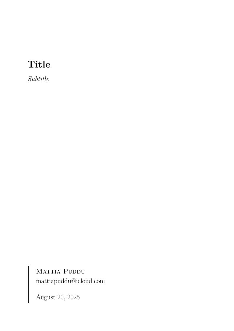 Book Template
