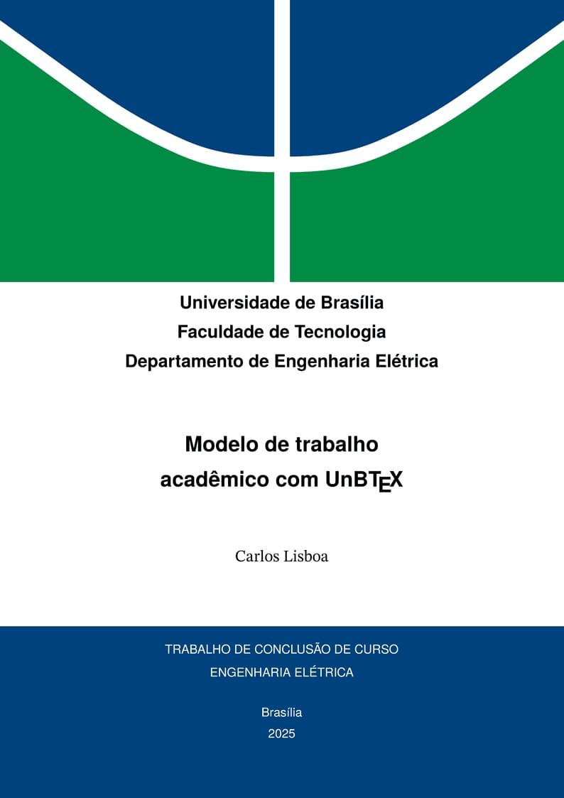 UnBTeX: A class for bachelor, master, and doctoral thesis at the University of Brasilia (UnB)