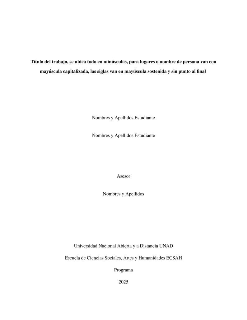 Plantilla Trabajos UNAD
