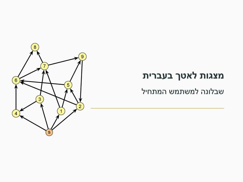 Hebrew Latex Beamer
