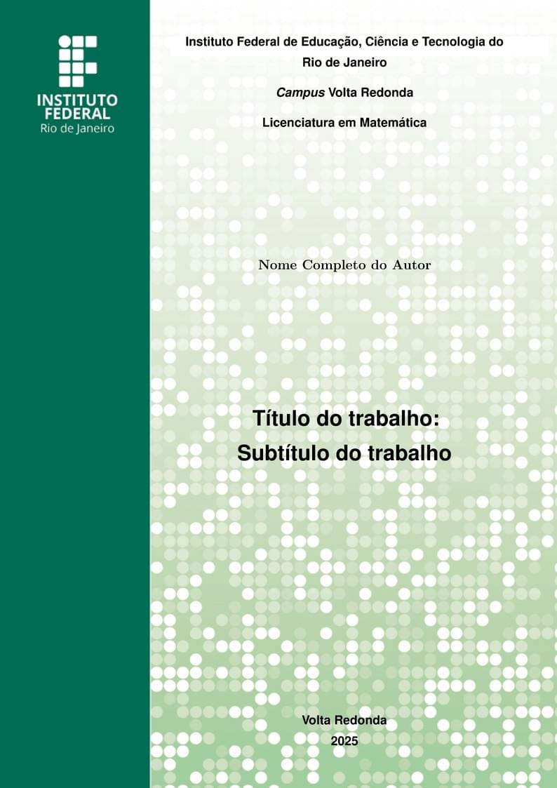 Trabalhos Acadêmicos - IFRJ