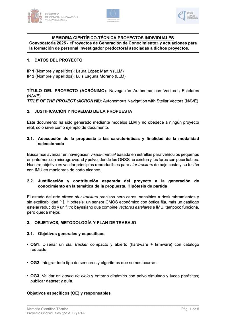 Modelo Plan Nacional