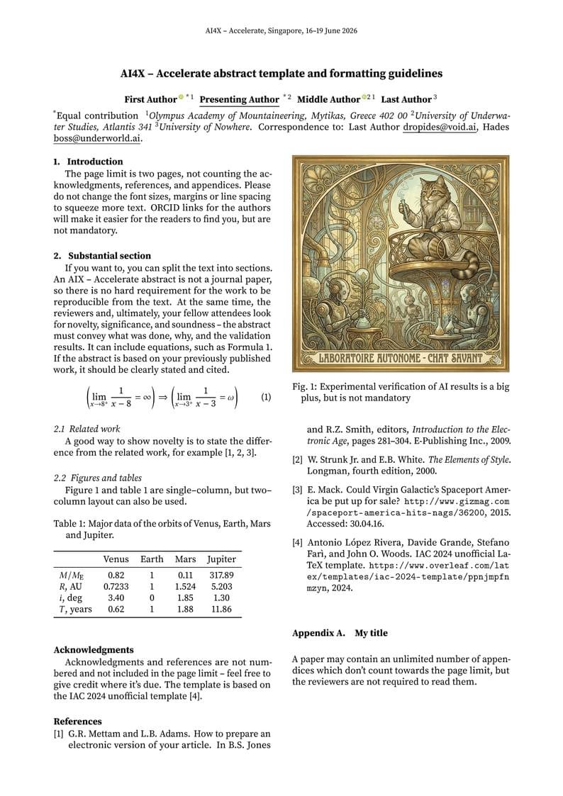 AI4X – Accelerate 2026 Template