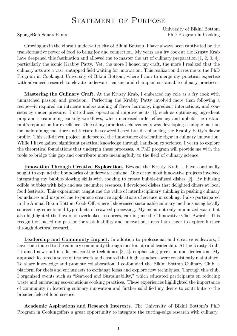 EasierPS & EasierSoP - Personal Statement & Statement of Purpose Framework