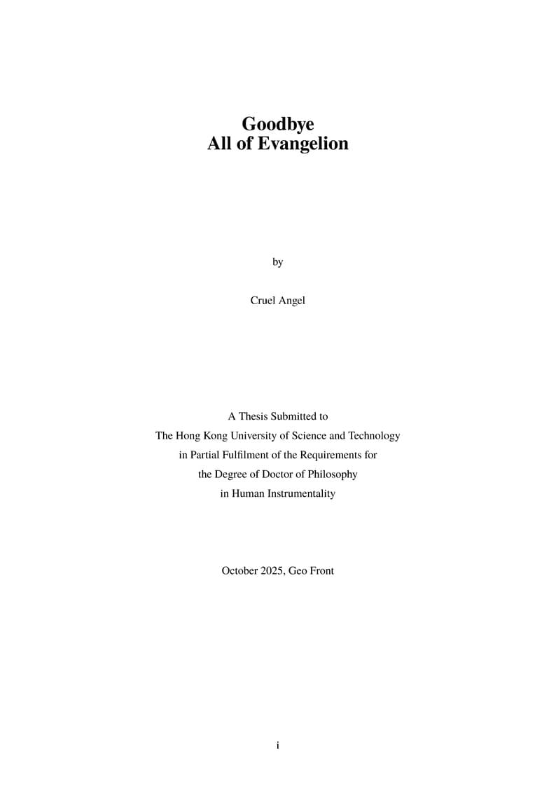 hkust-thesis (HKUST RPG thesis template)