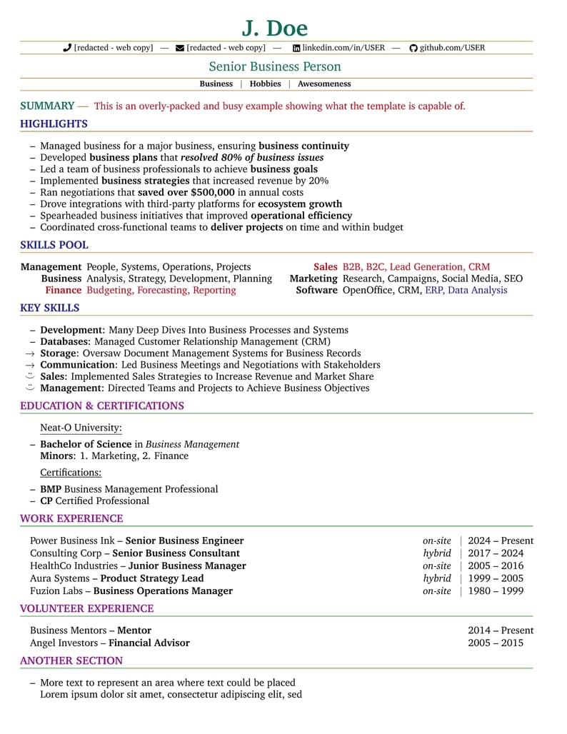 MTeck's Resume