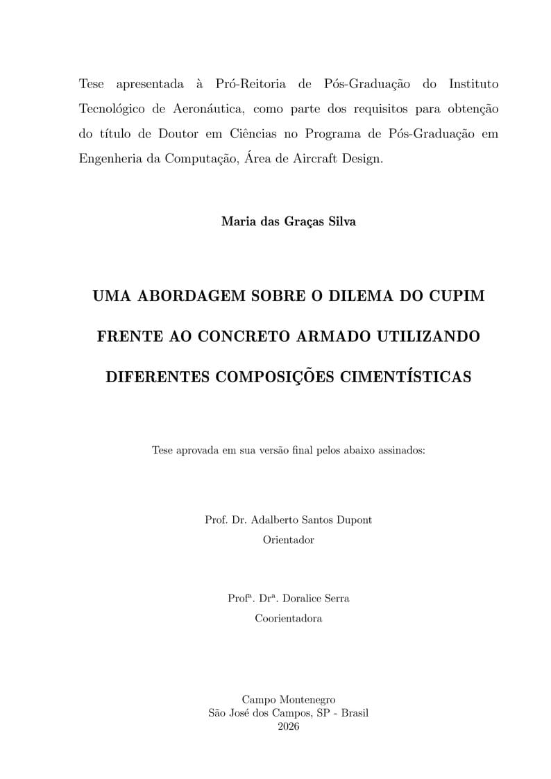 Template Instituto Tecnológico de Aeronáutica (ITA)
