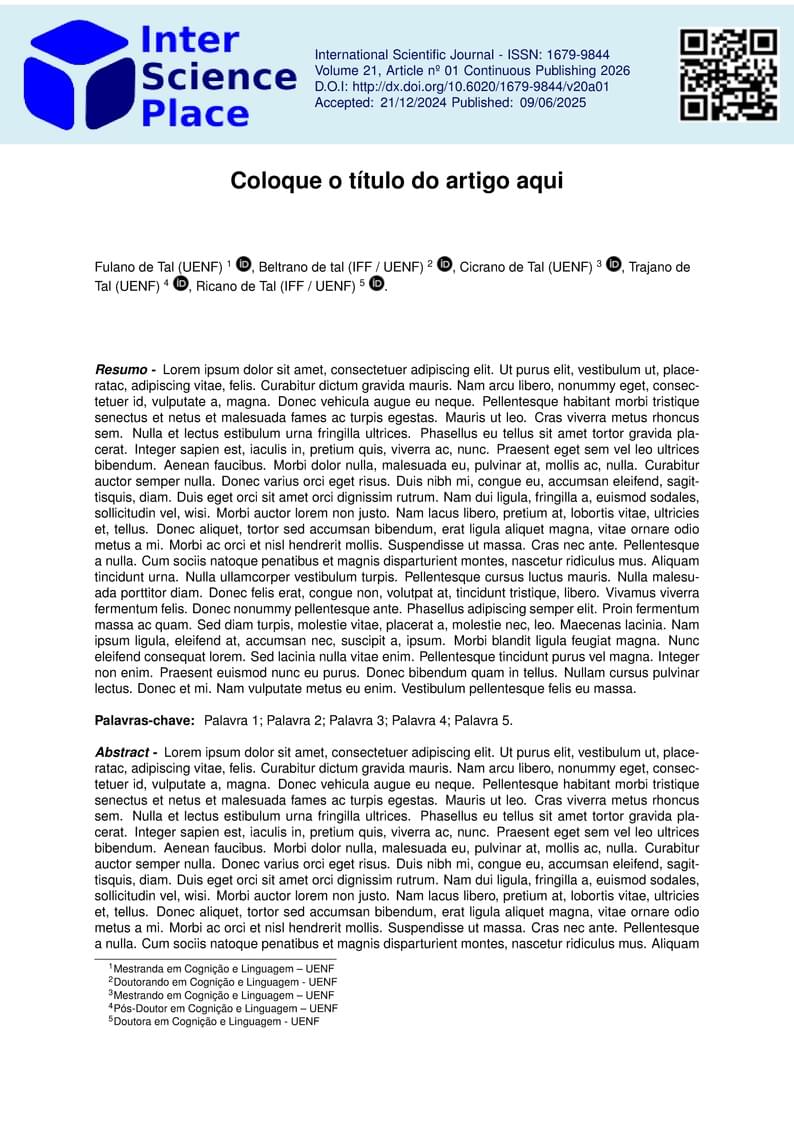 Modelo Para InterSciencePlace 2026