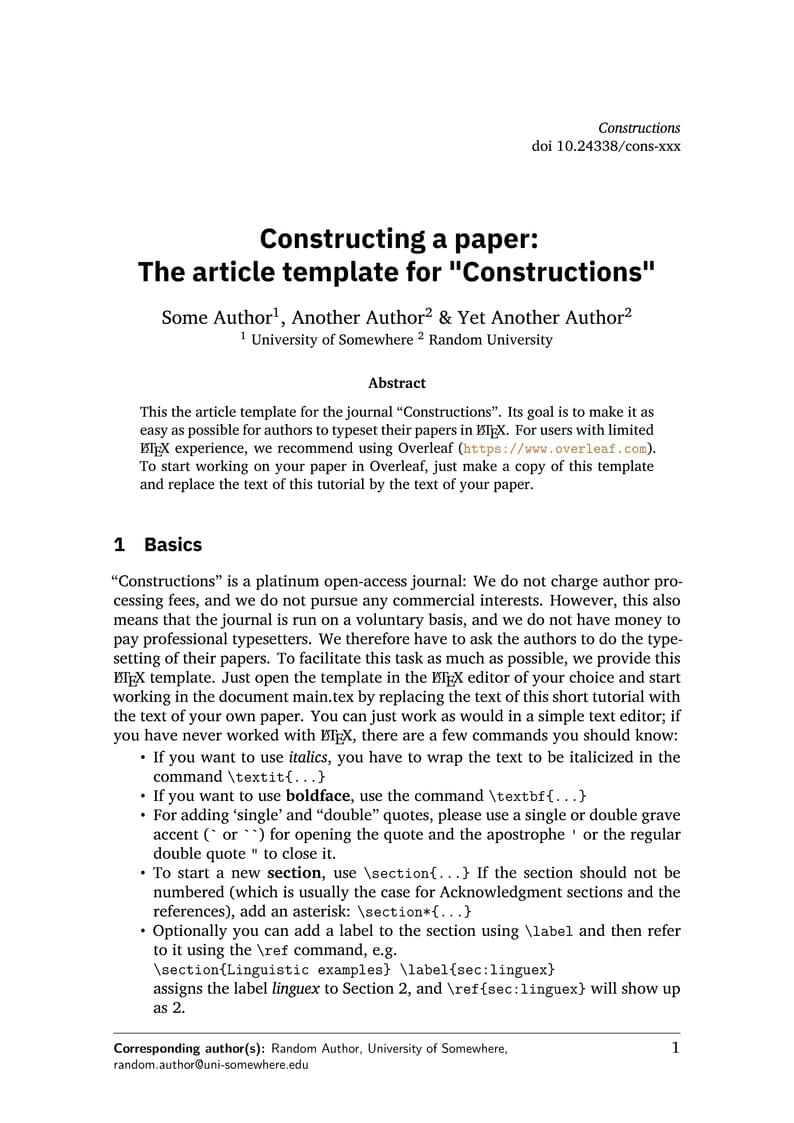 Constructions