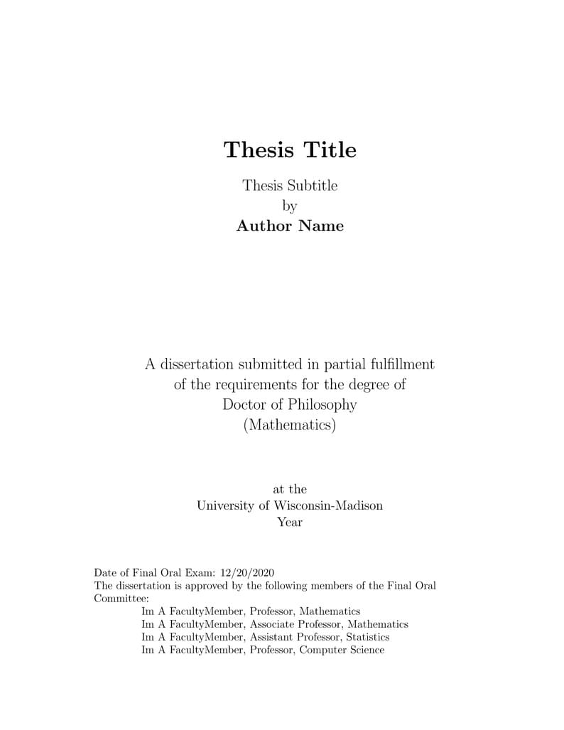 2021 Math Thesis Template