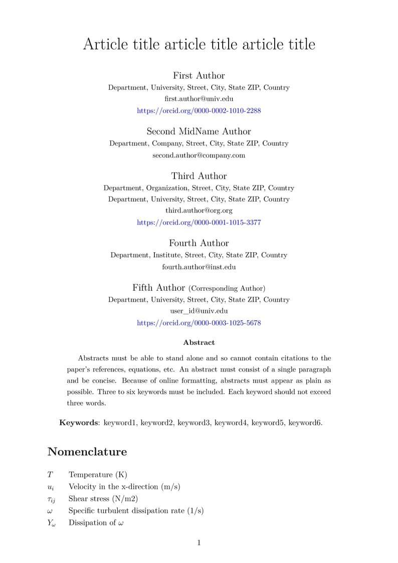 Template for Journal of Computational Design and Engineering (JCDE)