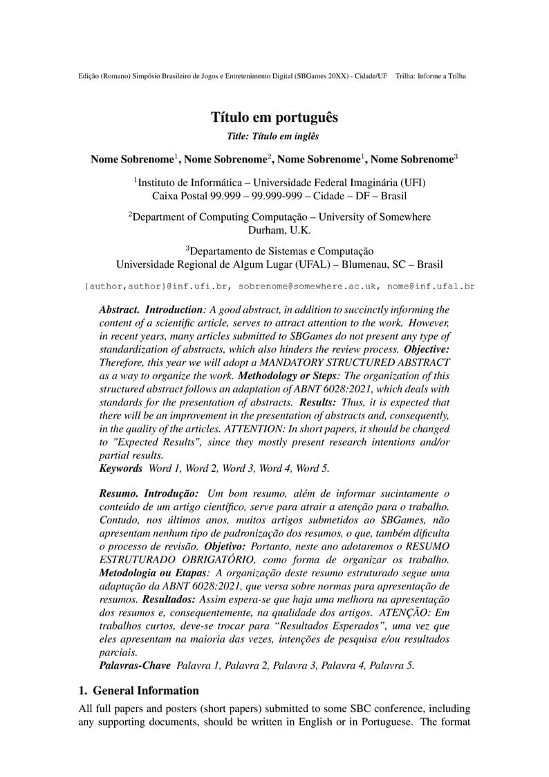 Template Artigos SBGames (SOL-SBC)