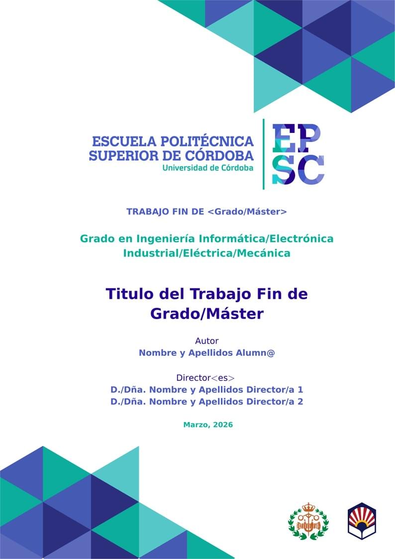 Plantilla TFG - EPSC UCO