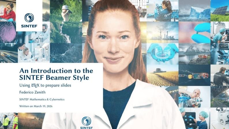 SINTEF Presentation