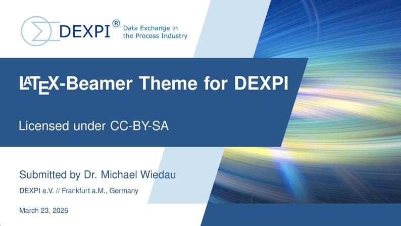 DEXPI Beamer Theme