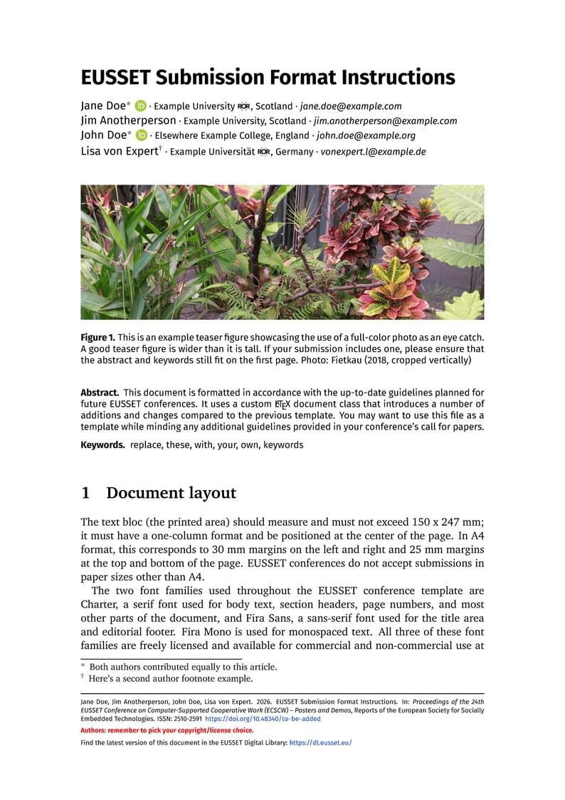 EUSSET Conference Submission