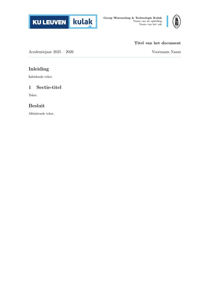 Kulak artikel template (2026)