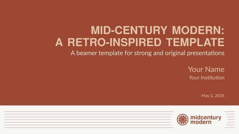 Midcenturymodern beamer template
