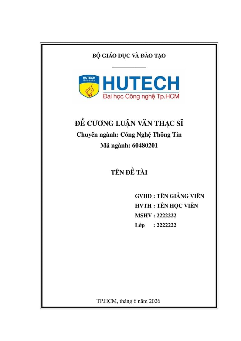 HUTECH Thesis proposal 2026