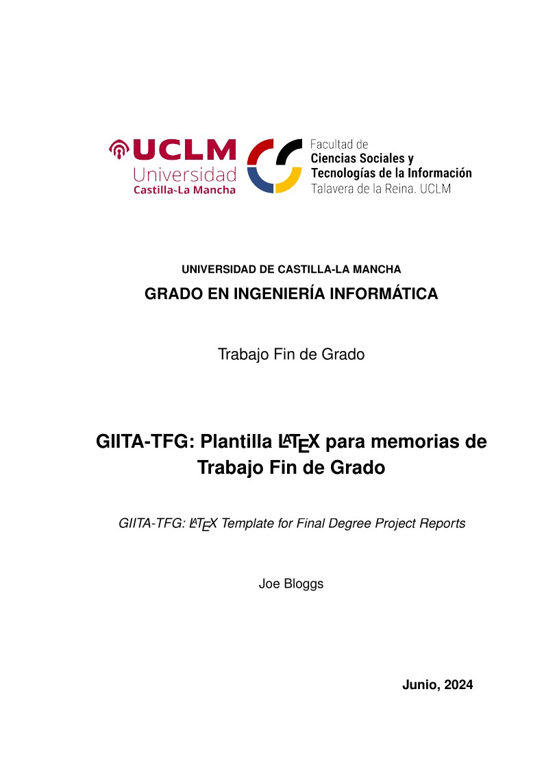 GITA TFG - Plantilla de Trabajo Fin de Grado